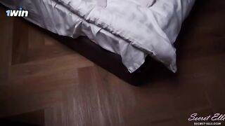 A cute girl has dirty thoughts and gets them fulfilled