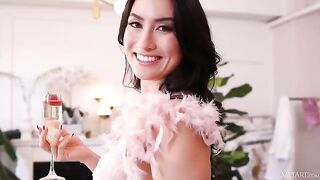 I don't think you can fuck me! - a stunning beauty in high heels showcases her captivating presence
