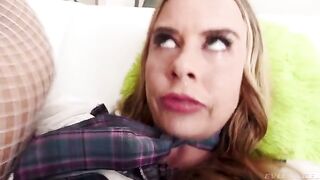 An angel with a daring anal personality