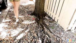 A pretty babe has sex with a Negro guy, her tongue is tangled with his sharp ass
