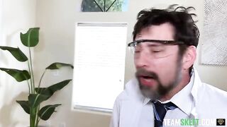 The man is in the service of the authorities and has sex