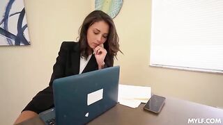 The man fucked a woman in doggystyle and finished on her ass