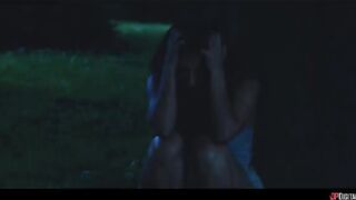 The guy did not give the girl time to recover, pulling her by the tits