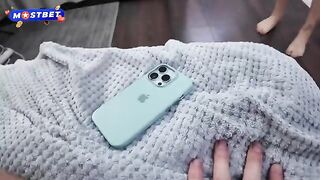 A hot step mom surprises after being caught peeping in shower
