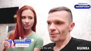 Two young Russian sluts fucked by guys in a steamy session