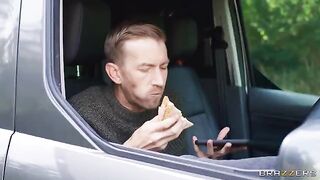 You have to suck with enthusiasm, and the cum will stay in your mouth