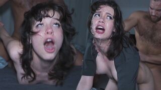 The slutty girl likes very rough sex and swears a lot