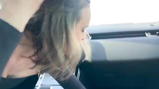 A couple has sex right in the car, and it’s completely public