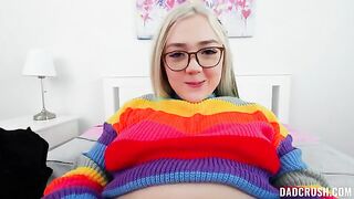 A beautiful woman asked her stepdad to make a gift for her
