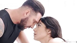 The guys are motivated by two hot students in an FFM threesome