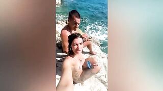 A walk in the mountains can end with a view to remember, especially on a nude beach