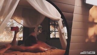 A reflection in the mirror tells him to go for it