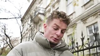 The cute girl has a small pussy and she likes to get fucked hard by a big dick