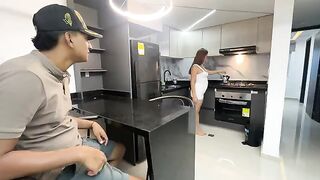 She wanted to shoot a new recipe, so I helped her out