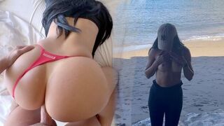 You don't have to look at her face, focus on that ass!