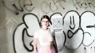 She is celebrated for having received a home in an unfinished building