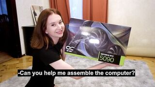 Can I indulge you for a gift? - Anna Sibster's kinky role-play scene