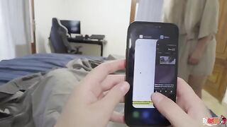 The guy did not let his stepmom distract him from his duties