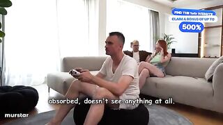 If you talk, your stepmom will shove her cock in your mouth