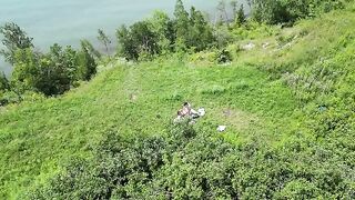 Instead of a picnic, they got a hot amateur sex video