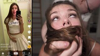 A couple has suddenly turned on the camera and started fucking