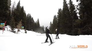 You can warm yourself with semen, and not only in this video