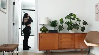 The girl has an ass that needs to be fucked hard in doggy style