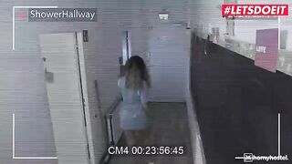 Hot maid Chloe Lamour with huge ass gets fucked hard by horny hostel mate