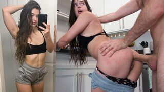 Abbie Maley has the best cumpilation of anal orgasms after her first anal experience