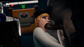 FNAF Security Breach Vanessa gets fucked in office at Mega Pizzaplex
