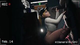 FNAF Security Breach Vanessa gets fucked in office at Mega Pizzaplex