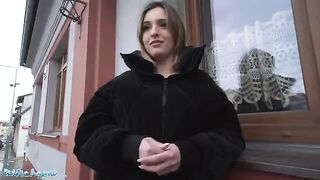 Public Agent meets Myss Alessandra on the street for a quickie