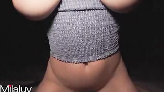 Busty MILF Mila Thompson-Davison getting fucked in the neighborhood at night