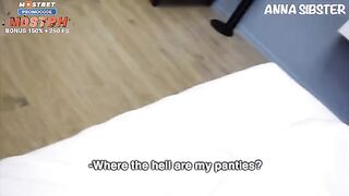 A cute girl came to show how she cleans the hotel room