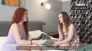 A group of girls won’t miss the chance to have fun together with a guy