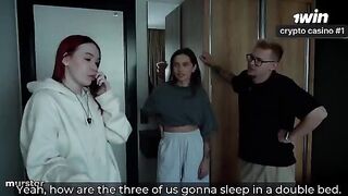 My girlfriend fucked while I calmly jerked off, a risky move