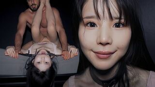 A cute and innocent girl likes to be treated a little rough