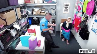 The guard checked the integrity of a beautiful girl’s pussy, it was immaculate