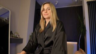 What surprise did the stepmom hide under her robe?
