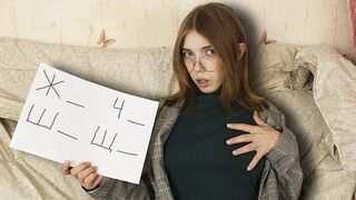 Hypnosis with boobs, learning rules has never been so easy - 18 yo teen