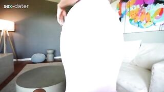 The hostess was awarded a prize for her video with her husband