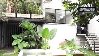 A mature woman is taking a dick in her wet pussy