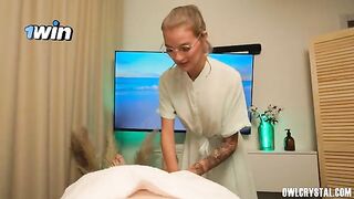 The massage should be carried out according to all the rules of eroticism