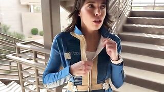 A hot woman has cum on her lips, it's very sexy
