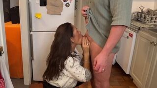 A man brought his dirty penis to the kitchen for ice cream