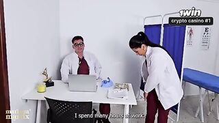 A doctor's examination can end up as a passionate session