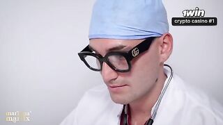 A doctor's examination can end up as a passionate session
