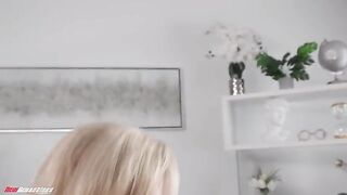A mature woman with a stunning figure craves intense passion on the couch