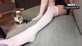 She was undressed when her stepbrother woke her up