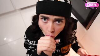 A girl with a naughty spirit wants to get fucked this Christmas